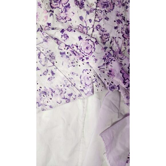 Btween SZ 12 Girls Dress Floral Embroidered Ruffle No Sleeve Baby Doll Lined - Picture 5 of 14